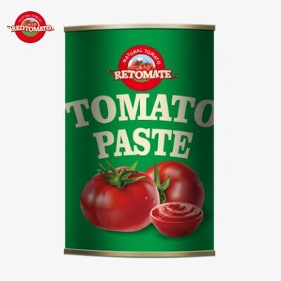 La pasta de tomate enlatada de 425 g cumple con las normas mundiales establecidas por las regulaciones ISO HACCP BRC y FDA