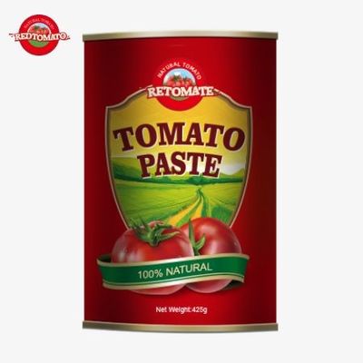 La pasta de tomate enlatada de 425g cumple con las normas globales establecidas por ISO HACCP BRC y FDA Regulaciones