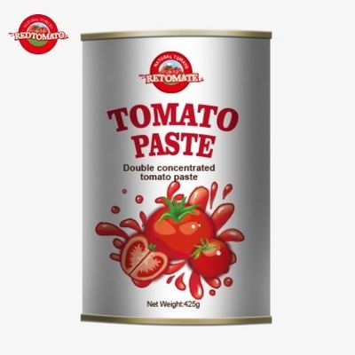 La pasta de tomate enlatada de 425g cumple con los estándares globales establecidos por las regulaciones ISO HACCP BRC y FDA.