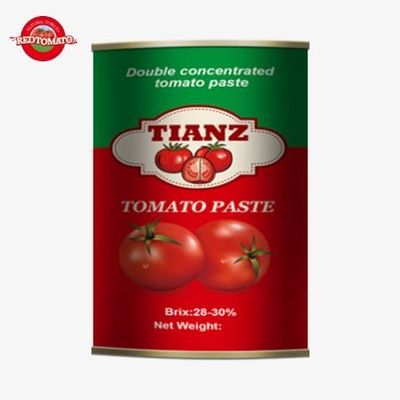 Fabricante de pasta de tomate de alta calidad en latas de lata de 1000g ofreciendo servicios OEM