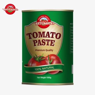 Productor de latas de lata vacías de 1000 g para el embalaje de pasta de tomate enlatada