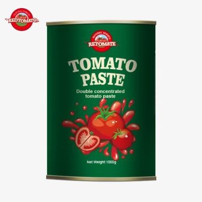 Productor de latas de lata de 1000 g para empacar pasta de tomate