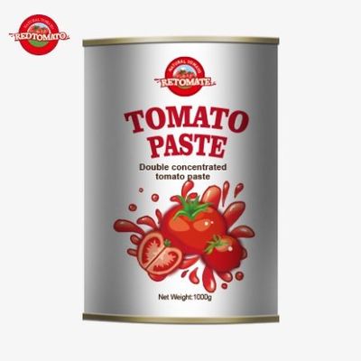 Fabricante especializado en la fabricación de latas de lata de 1000 g para empacar pasta de tomate