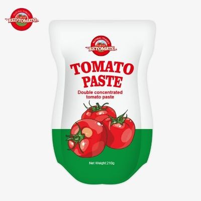 La pasta de tomate de 210g cumple con las normas de producción ISO HACCP BRC y FDA