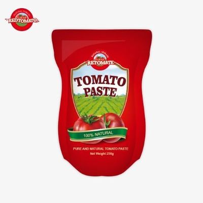 Esta oferta contiene 250 gramos de pasta de tomate dulce y picante con una pureza que oscila entre el 30% y el 100%.