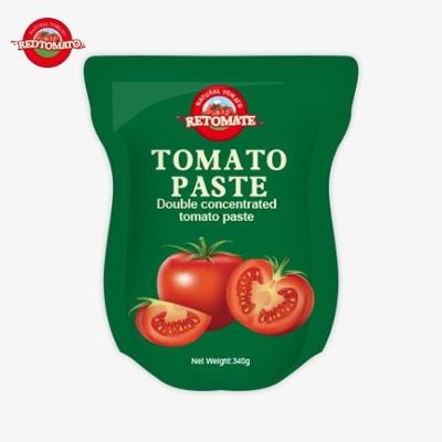 La pasta de tomate rojo de 340 gramos es conveniente y deliciosa
