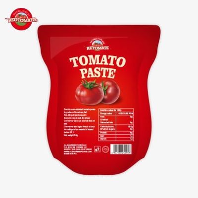 La bolsa de pasta de tomate de 340 g cumple con los precios de fábrica de ISO, HACCP y BRC
