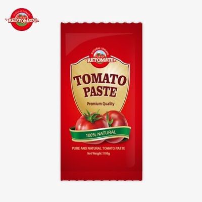 Tomate en bolsas pequeñas 30g sabor agrio y dulce sabor natural puro ISO HACCP BRC FDA estándares
