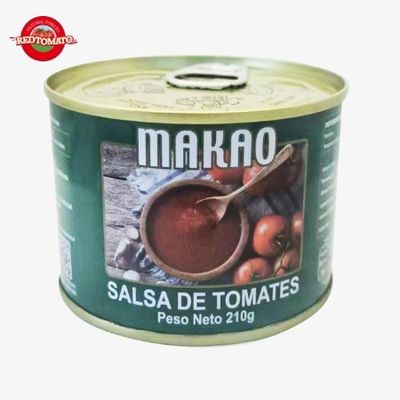 MAKAO 210 g Salsa enlatada de tomates Brix9-11%