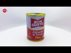 140g Pasta de tomate enlatada Brix 22–24%